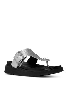�t�B�b�g�t���b�v ���f�B�[�X �V���[�Y �T���_�� �g�[�� ���U�[ FitFlop Women's GEN-FF Metallic Leather Thong Sandalsilver �V���o�[