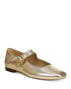�T���G�f���}�� ���f�B�[�X �V���[�Y �p���v�X Sam Edelman Women's Michaela Buckled Flats Gold �S�[���h