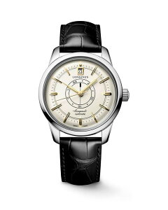 �����W�� ���f�B�[�X �A�N�Z�T���[ �r���v Longines Conquest Heritage Central Powereserve Watch 38mm Black/Opaline Ivory �A�C�{���[