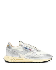 �I�[�g��? ���f�B�[�X �V���[�Y �X�j�[�J�[ Autry Women's Reelwind Low Sneakers White/Silver �z���C�g