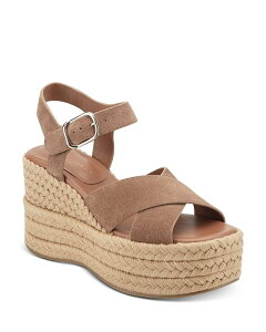 �}�[�N�E�t�B�b�V���[ ���f�B�[�X �V���[�Y �T���_�� �v���b�g�t�H�[�� Marc Fisher LTD. Women's Pasion Espadrille Platform Sandals Medium Natural