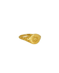 �I�b�g�}���n���Y ���f�B�[�X �A�N�Z�T���[ �����O Ottoman Handsunray Signet Ringold �S�[���h