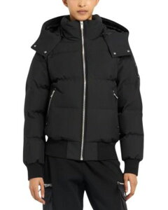 ���[�X�i�b�N�� ���f�B�[�X �A�E�^�[ �W���P�b�g�E�u���]�� �_�E�� Moose Knuckles Cloud Shearling Trim Down Bomber Jacket One-Size