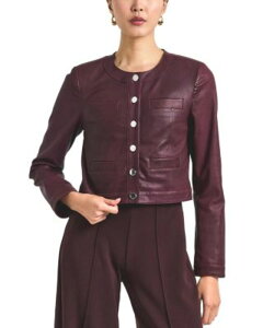 �f���N�����e���N���X�o�C ���f�B�[�X �A�E�^�[ �W���P�b�g�E�u���]�� ���U�[ Derek Lam 10 Crosby Penny Stretch Leather Jacket One-Size