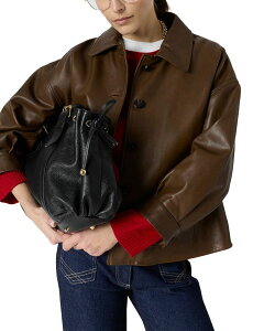 �W�F�����h�E�_���� ���f�B�[�X �A�E�^�[ �W���P�b�g�E�u���]�� ���U�[ Gerardarel Tinae Leather Jacket Brown �u���E��
