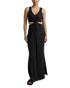 �r�����h���K ���f�B�[�X �g�b�v�X �����s�[�X Beyond Yogaround The World Twist Front Dress Black �u���b�N