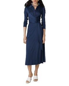 �_�C�A�� �t�H�� �t�@�X�e���o�[�O ���f�B�[�X �g�b�v�X �����s�[�X DIANE von FURSTENBERG Sana Dress Classic Navy �l�C�r�[