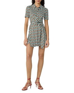 �_�C�A�� �t�H�� �t�@�X�e���o�[�O ���f�B�[�X �g�b�v�X �����s�[�X DIANE von FURSTENBERG Didi Short Dress Fan Club Woodstock