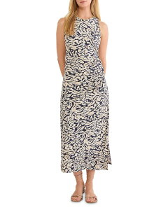 �j�b�N�v���X�]�[�C ���f�B�[�X �g�b�v�X �����s�[�X �R���g���X�g NIC+ZOE Contrast Swirl Heather Dress Neutral Multi �}���`�J���[