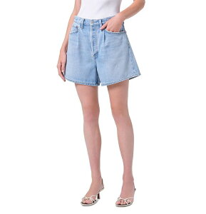 �A�S���h ���f�B�[�X �{�g���X �n�[�t�p���c�E�V���[�c �V���[�g�p���c AGOLDE Rhoda Shorts Raft
