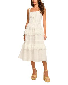 ���C�~�[ �u���b�N ���f�B�[�X �g�b�v�X �����s�[�X Ramy Brook Daria Dress White �z���C�g