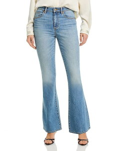 ���C�~�[ �u���b�N ���f�B�[�X �{�g���X �f�j���p���c �W�[���Y Ramy Brook Helena 5 Pocket High Rise Flared Jeans in Light Wash Light Wash