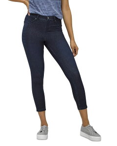 �q���[ ���f�B�[�X �{�g���X �f�j���p���c �W�[���Y HUE Ultra Soft Denim Skimmer Jeans Black Indigo Wash �u���b�N