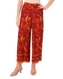 ���B���X�J���[�g ���f�B�[�X �{�g���X �J�W���A���p���c ���C�h���b�O VINCE CAMUTO Wide Leg Pull On Pants One-Size