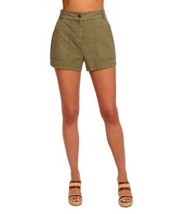 ���C�~�[ �u���b�N ���f�B�[�X �{�g���X �n�[�t�p���c�E�V���[�c �V���[�g�p���c Ramy Brook Canvas Hilary Shortsafari Green �O���[��