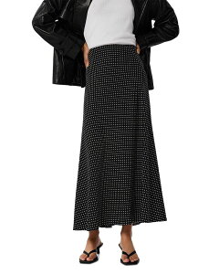 �z�C�b�X���Y ���f�B�[�X �{�g���X�J�[�g �h�b�g�� �h�b�g �~�j �}�L�V Whistles Mini Polka Dot Maxi Skirt Black/White �z���C�g