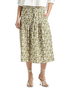 �f���N�����e���N���X�o�C ���f�B�[�X �{�g���X�J�[�g �~�f�B Derek Lam 10 Crosby Beau Midi Skirt Green/pink �s���N