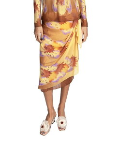 �A�i�X�C ���f�B�[�X �{�g���X�J�[�g Anna Sui Sunburst Sarong Skirt Sunset Multi �}���`�J���[