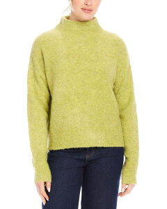 �J�����P�[�� ���f�B�[�X �A�E�^�[ �j�b�g�E�Z�[�^�[ ���b�N�l�b�N Karen Kane Mock Neck Boucle Sweater Moss