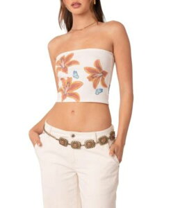 �A�f�B�N�e�b�h ���f�B�[�X �g�b�v�X �V���c Edikted Tigerlily Tube Top One-Size �A�j�}��