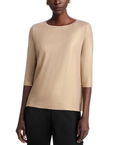 �}�W�F�X�e�B�b�N ���f�B�[�X �g�b�v�X T�V���c Majestic Filatures Boat Neck Three Quarter Sleeve Tee Coffee Latte �R�[�q�[
