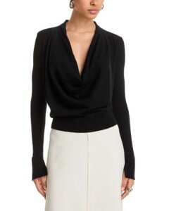 �V���J�C ���f�B�[�X �g�b�v�X �V���c SIMKHAI Natia Cowl Neck Top One-Size