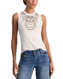 �A���X�A���h�I���r�A ���f�B�[�X �g�b�v�X �^���N�g�b�v Alice and Olivia Dede Rhinestonembellished Tank Top One-Size