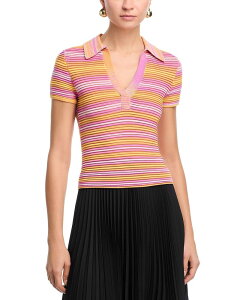 �V���J�C ���f�B�[�X �g�b�v�X �V���c �j�b�g SIMKHAI Paxton Knitop Citrus Multi �}���`�J���[