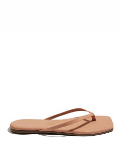 �e�B�L�[�Y ���f�B�[�X �V���[�Y �T���_�� TKEES Women's Lily Square Toe Flip Flops Nude Beach