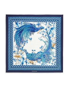 �t�F���K�� ���f�B�[�X �A�N�Z�T���[ �}�t���[�E�X�g�[���E�X�J�[�t �V���N FERRAGAMO Show Silk Scarf Navy �l�C�r�[