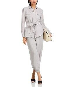 ���W�����X ���f�B�[�X �A�E�^�[ �W���P�b�g�E�u���]�� �W���K�[�p���c L'AGENCE Samaya Safari Jacket & Mariko Joggers Light Pewter �s���[�^�[