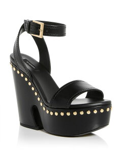�W�o���V�[ ���f�B�[�X �V���[�Y �T���_�� �v���b�g�t�H�[�� Givenchy Women'studded Platform Clog Sandals Black �u���b�N