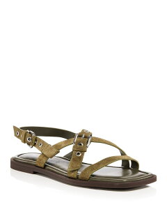 ���O�A���h�{�[�� ���f�B�[�X �V���[�Y �T���_�� rag & bone Women's Harlow Sandals Olive Suede �I���[�u