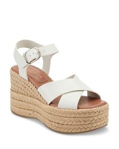 �}�[�N�E�t�B�b�V���[ ���f�B�[�X �V���[�Y �T���_�� �v���b�g�t�H�[�� Marc Fisher LTD. Women's Pasion Espadrille Platform Sandals Ivory 150 �A�C�{���[