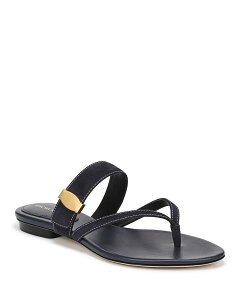 ���F���j�J �x�A�[�h ���f�B�[�X �V���[�Y �T���_�� Veronica Beard Women'salva Dash Flat Sandals Navy �l�C�r�[