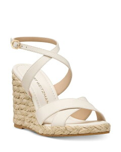 �X�`���A�[�g ���C�c�}�� ���f�B�[�X �V���[�Y �T���_�� Stuart Weitzman Women's Alyssa Espadrille Wedge Sandals Cream �N���[��