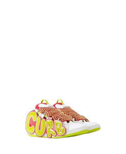�����o�� �����Y �V���[�Y �X�j�[�J�[ Lanvin Curb Sneakers In Pony Bright Red/Green ���b�h