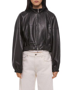 �w�����[�g �����O ���f�B�[�X �A�E�^�[ �W���P�b�g�E�u���]�� ���U�[ Helmut Lang Bond Leather Bomber Jacket Black/Black �u���b�N
