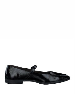 �|�[���E�O���[�� ���f�B�[�X �V���[�Y �p���v�X Paul Green Women's Carla Mary Jane Flats Black Crinkled Patent �u���b�N