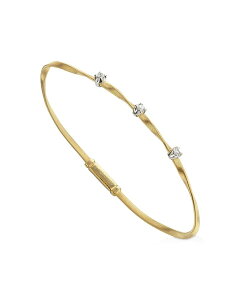 �}���R �r�`�F�S ���f�B�[�X �A�N�Z�T���[ �u���X���b�g�E�o���O���E�A���N���b�g Marco Bicego Marrakech Bracelet in 18K Gold with Diamonds .15 tcw Yellow Gold �C�G���[