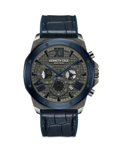 �P�l�X�R�[�� ���f�B�[�X �A�N�Z�T���[ �r���v Kenneth Cole Chronograph 45mm Gray/Blue �O���[