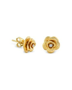 �V�h�j�[�G���@�� ���f�B�[�X �A�N�Z�T���[ �s�A�X�E�C�������O Sydney Evan 14K Yellow Goldiamond Rose Stud Earrings One-Size �C�G���[