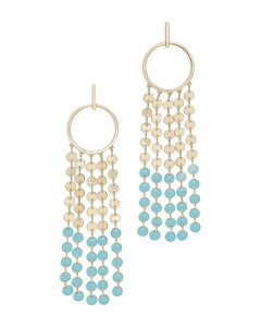 ���C�~�[ �u���b�N �����Y �A�N�Z�T���[ �s�A�X�E�C�������O �t�����W Ramy Brook Miraya Color Disc Fringe Statement Earrings No Color