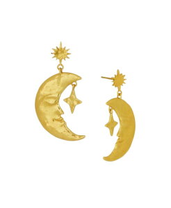 �I�b�g�}���n���Y ���f�B�[�X �A�N�Z�T���[ �s�A�X�E�C�������O Ottoman Hands Crescent Moon Drop Earrings Gold �S�[���h