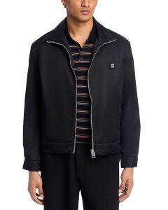 �t���[�S �����Y �A�E�^�[ �W���P�b�g�E�u���]�� �����b�N�X�t�B�b�g HUGO Bapono Relaxed Fit Jacket Black �u���b�N