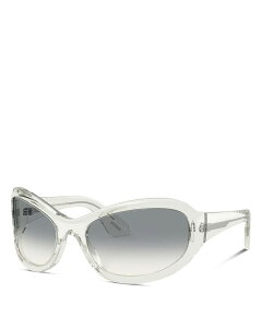 �I���o�[�s�[�v���Y ���f�B�[�X �A�N�Z�T���[ �T���O���X�E�A�C�E�F�A Oliver Peoples Oval Sunglasses 64mm Gery Gradient
