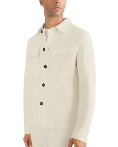 �}�b�J�[�W�� �����Y �A�E�^�[ �W���P�b�g�E�u���]�� �V���c �j�b�g Mackage Porter-K Brushed Knit Shirt Jacket Cream �N���[��