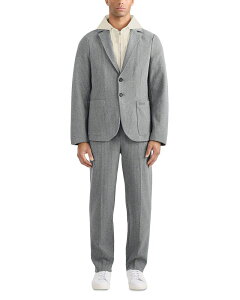 �}�b�J�[�W�� �����Y �A�E�^�[ �W���P�b�g�E�u���]�� �u���U�[ �j�b�g Mackage Wells-K 2-in-1 Knit Blazer With Removable Bib Light Grey Mix Cream �N���[��