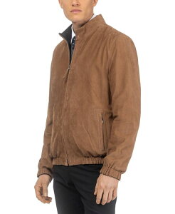 �S���X�L �����Y �A�E�^�[ �W���P�b�g�E�u���]�� �E�[�� Gorski Men's Nubuck Jacket Reversible to Cashmere & Wool Crafted From Loro Piana Cognac/Black �u���b�N