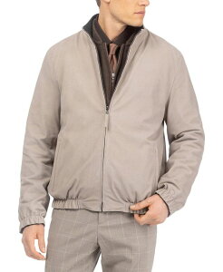 �S���X�L �����Y �A�E�^�[ �W���P�b�g�E�u���]�� �E�[�� Gorski Men's Nubuck Jacket Reversible to Cashmere & Wool Crafted From Loro Piana Stone/Black �u���b�N